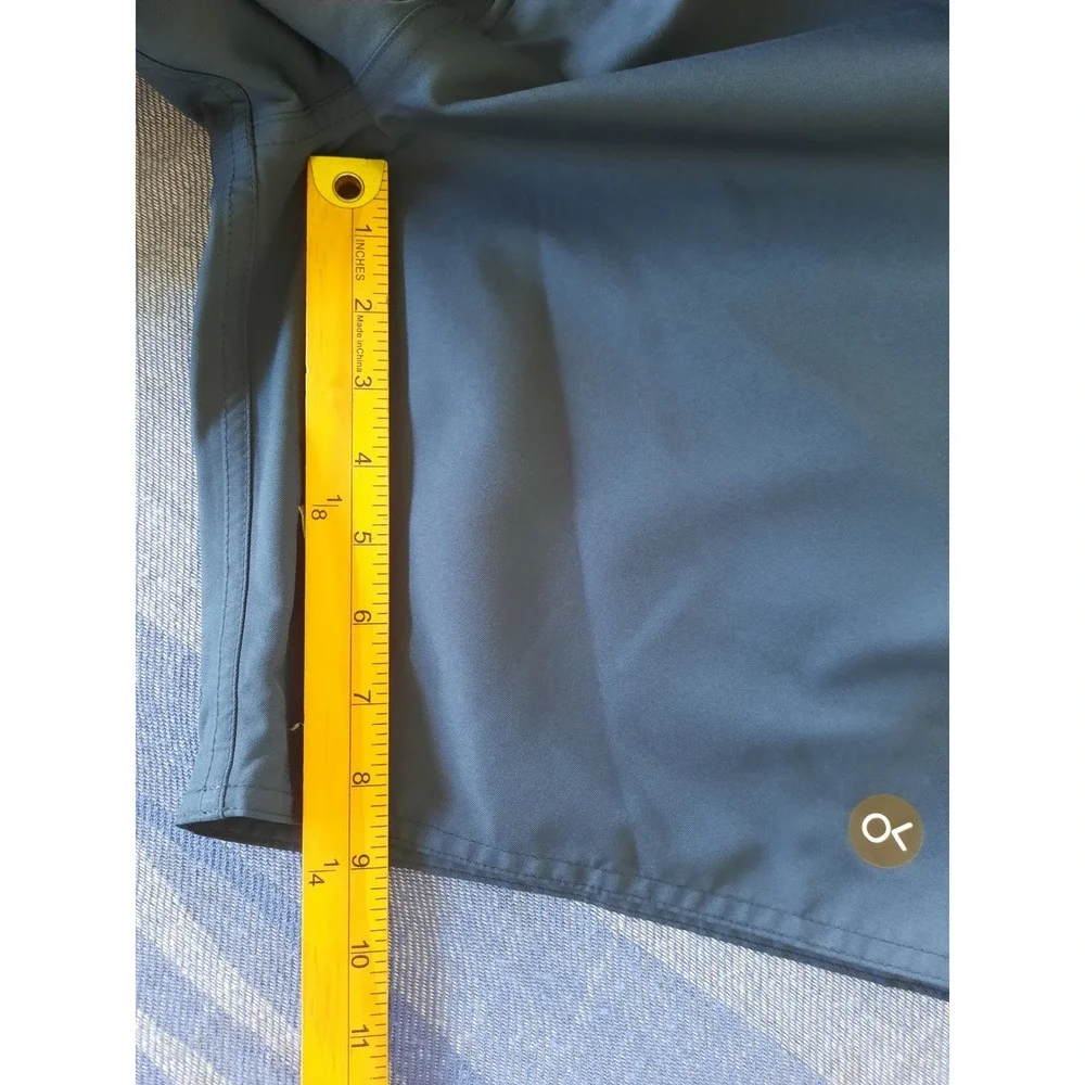 Outerknown Apex Boardshorts Mens 34 Navy  Blue Recycled Polyester Swim Trunks